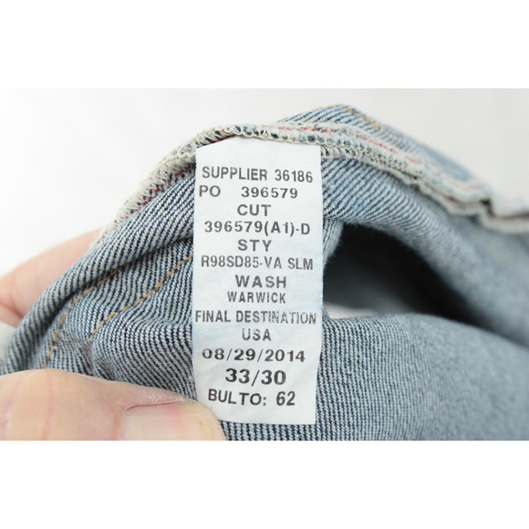 Polo Ralph Lauren Varick Jeans Men's 34 Slim Straight Cotton Stretch Gorpcore - Picture 13 of 15